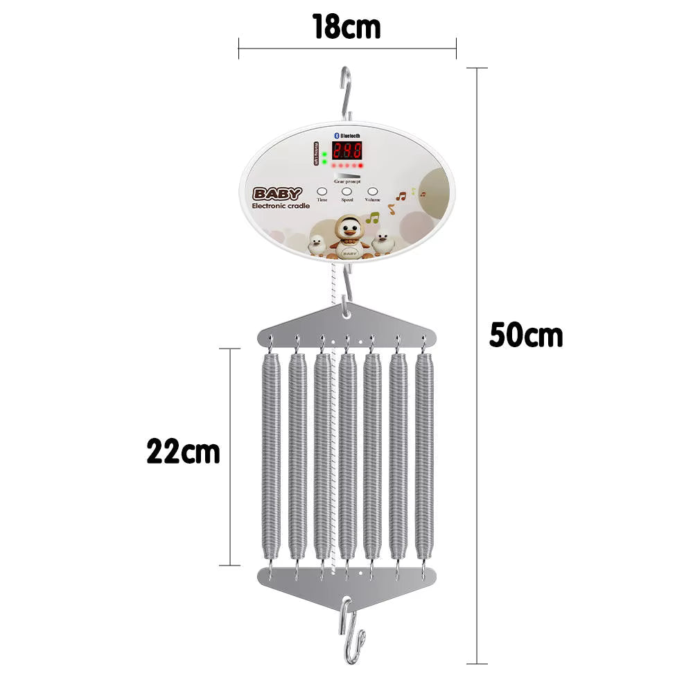 Electric Swing Controller for Newborn, Spring Swing Motor Baby Hanging Hammock Control with Timer and Music Function